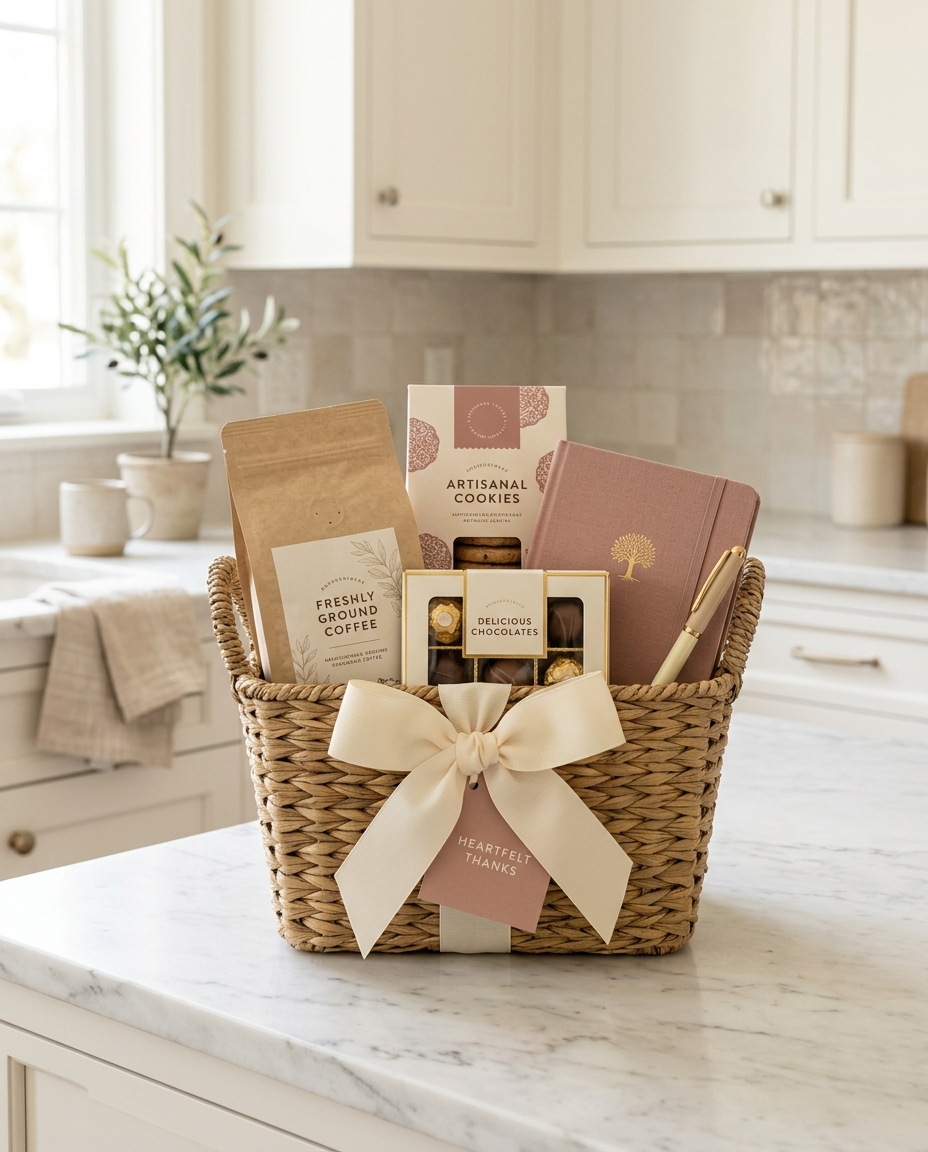 Coffee & Notes — gift basket by Kathryn's Gift Baskets